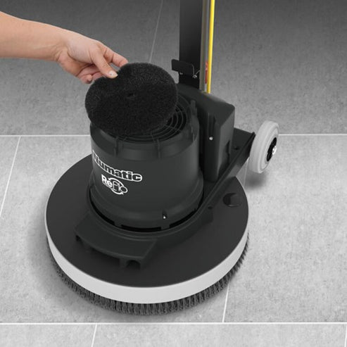 111112233.jpg Numatic HFM1515-R Rotary Machine 150rpm c/w Tank & Shampoo Brush