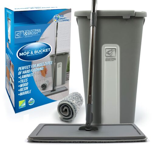 212121.jpg Magic Wash & Dry Flat Mop and Bucket Set